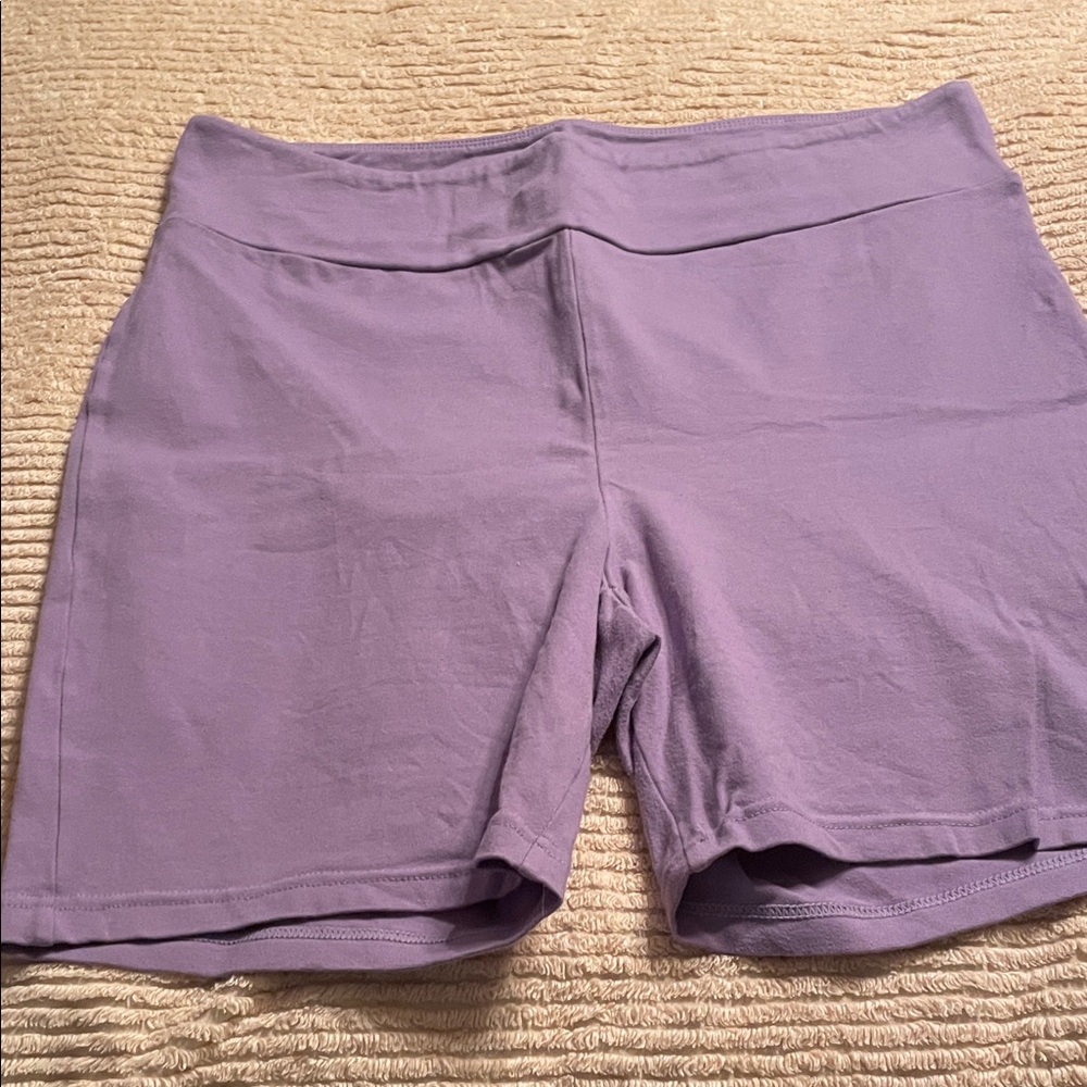 LuLaRoe Lavender Biker Shorts